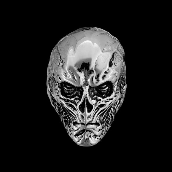 Stranger Things Vecna Biker Ring, 316SS - Picture 1 of 15